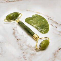 Yeşim Taşlı Roller (Tüm yüz için ikili set)