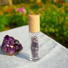 Kristal Taşlı Roll On Ametist