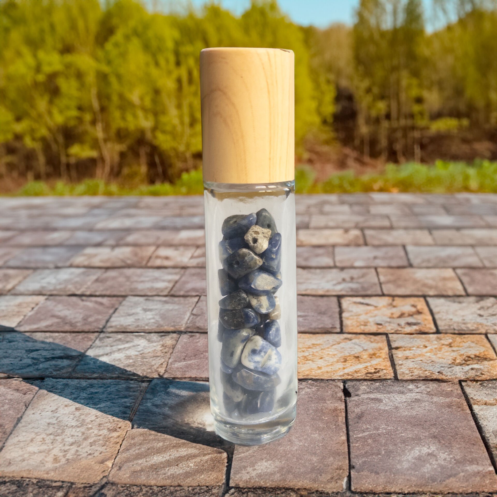 Kristal Taşlı Roll On Lapis Lazuli