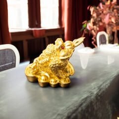 Kurbağa Şans Ve Bereket Figürü