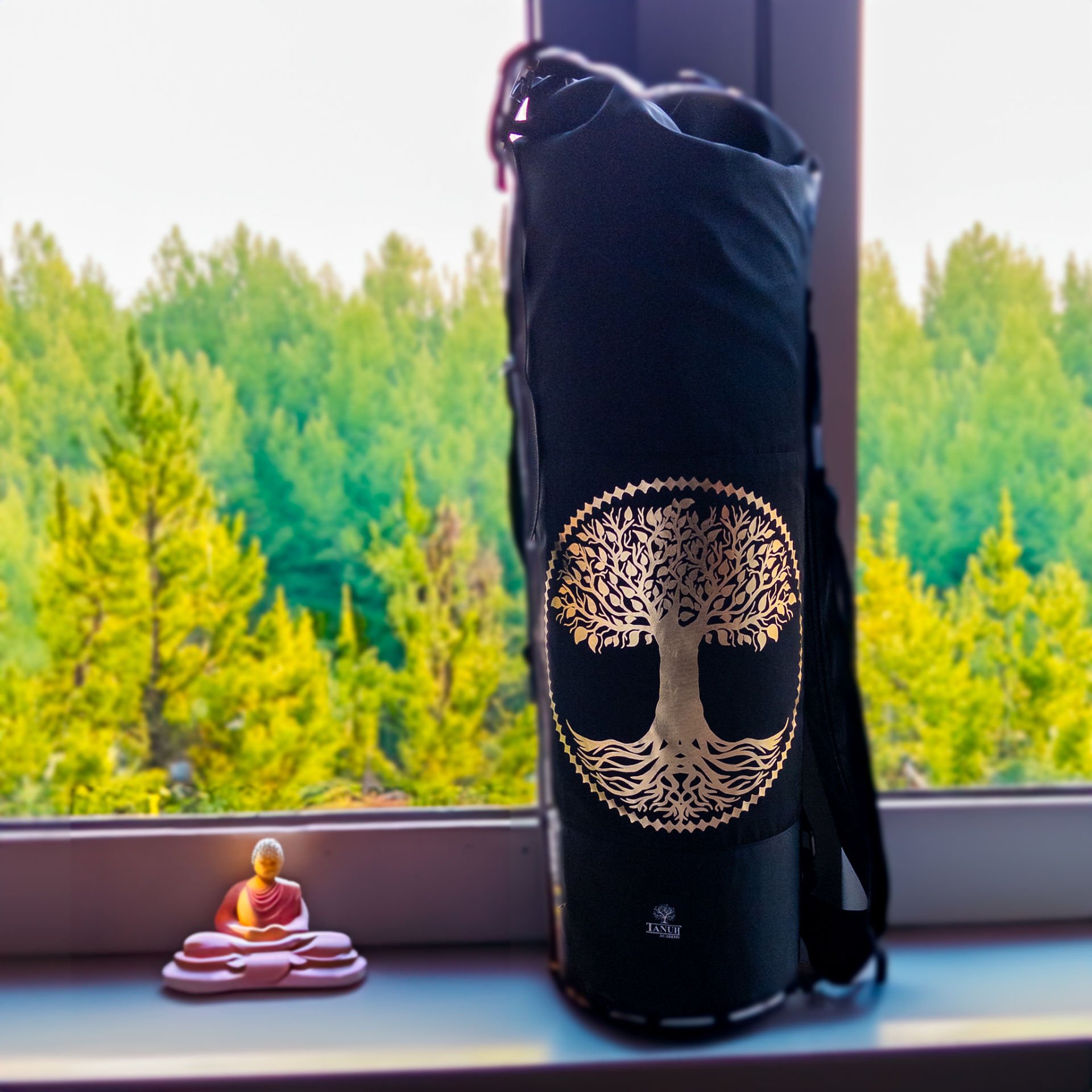 Hayat Ağacı Baskılı Yoga Mat Çantası