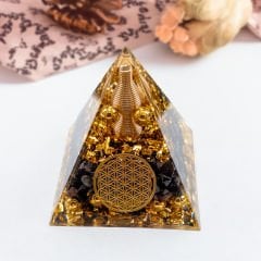Mandala & Titreşim Telli Orgonit Piramit
