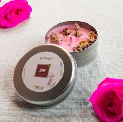 Gül Kokulu El Yapımı Özel Mum