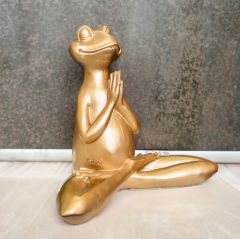 Kurbağa Arketipi Namaste Büyük Boy 37 CM