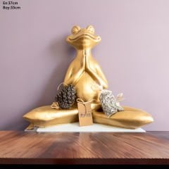 Kurbağa Arketipi Namaste Büyük Boy 37 CM