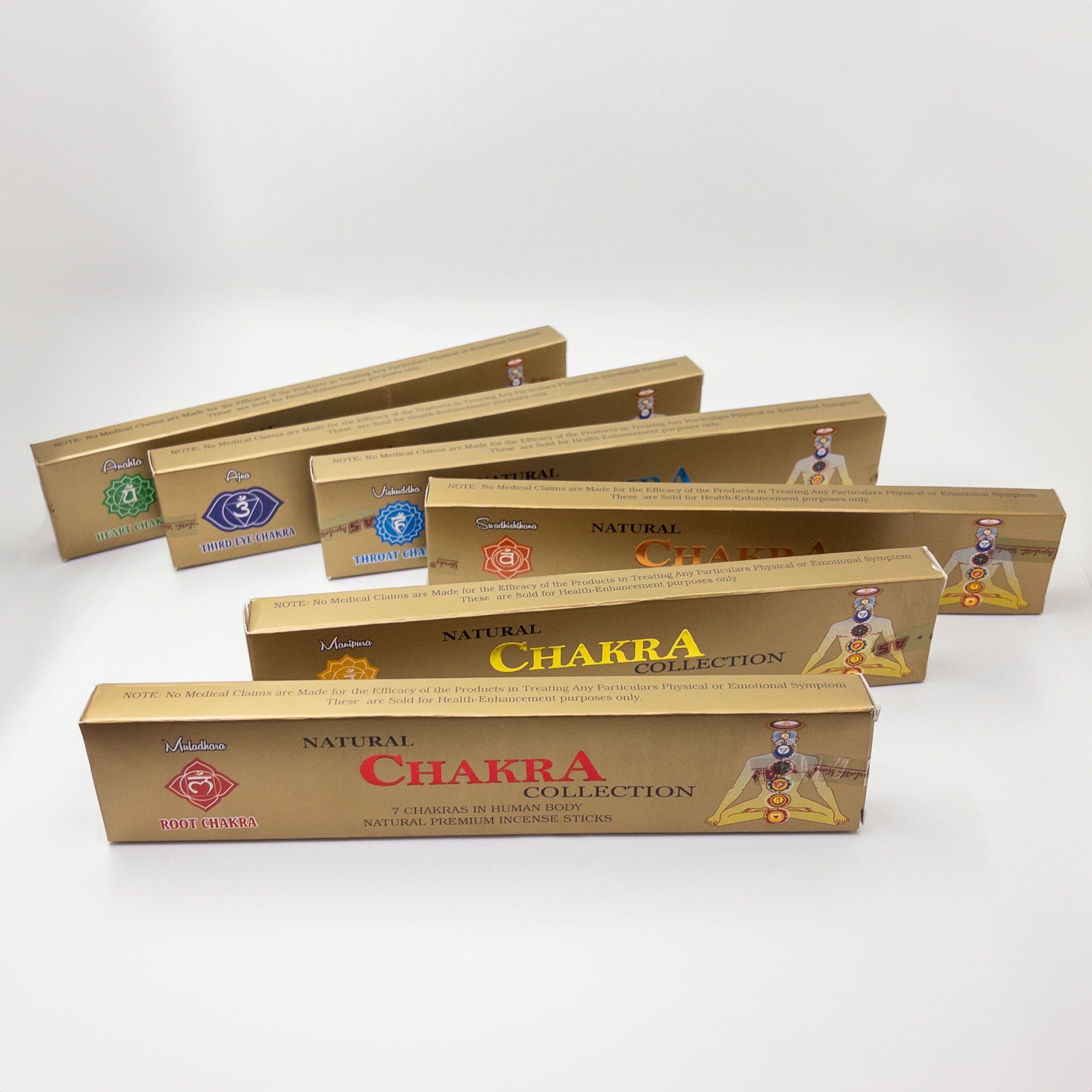 Yedi Çakra Tütsüsü (Her Çakra İçin Ayrı Tütsüler)