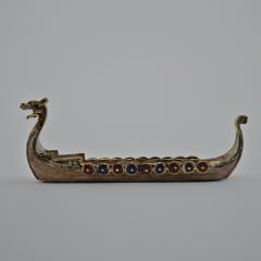 Viking Gemisi Kahve rengi Ahşap Tütsülük