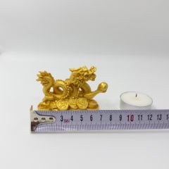 Ejderha Altın Büst Bolluk Bereket Orta Boy