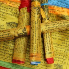 Tibetin Ölüler Kitabı Dua Bayrak /  Enerji Temizleme