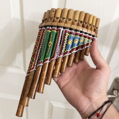 Ahşap Pan Flüt Shamanic Enstruman