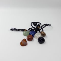 Yedi Çakra Taşı Kolyeleri (Her Taş Fileye Eklenebilir)