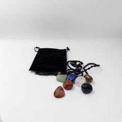 Yedi Çakra Taşı Kolyeleri (Her Taş Fileye Eklenebilir)