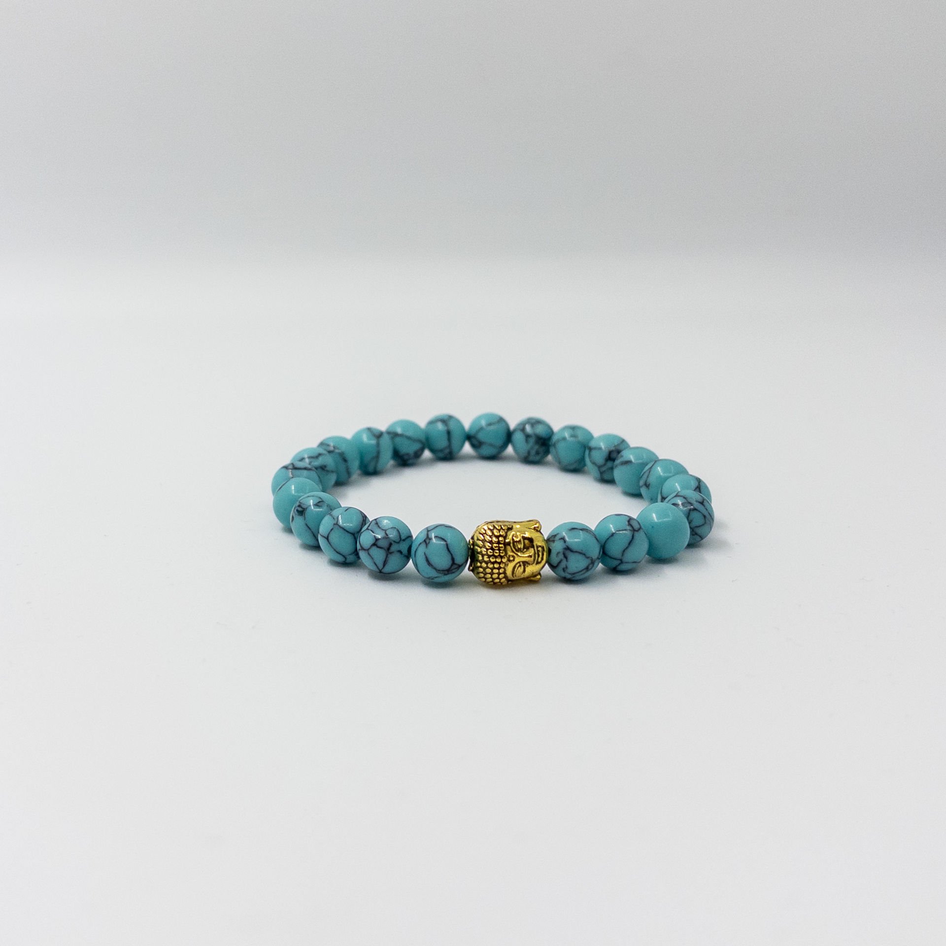 Buddhalı Doğal Taş Bileklik Çeşitleri Turkuaz