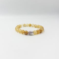 Buddhalı Doğal Taş Bileklik Çeşitleri Sitrin