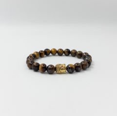 Buddhalı Doğal Taş Bileklik Çeşitleri Kaplan Gözü