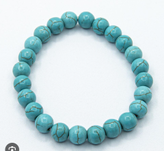 Doğal Taş Bileklikler (Tekli 22 Adet Farklı Doğal Taş Bileklik) Turkuaz