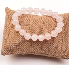 Doğal Taş Bileklikler (Tekli 22 Adet Farklı Doğal Taş Bileklik) Pembe Kuvars