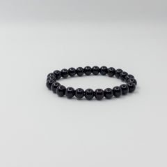 Doğal Taş Bileklikler (Tekli 22 Adet Farklı Doğal Taş Bileklik) Obsidyen