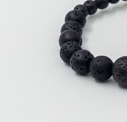 Doğal Taş Bileklikler (Tekli 22 Adet Farklı Doğal Taş Bileklik) Lav Taşlı Mat