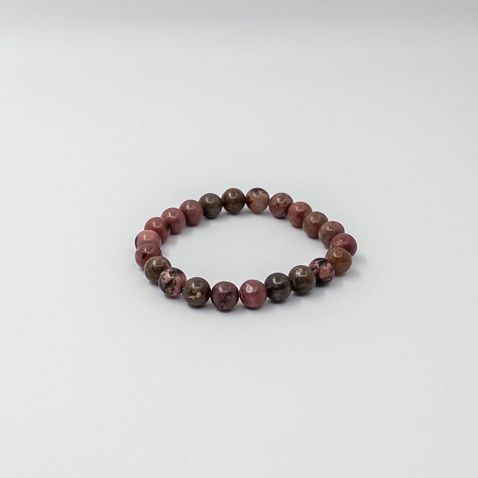 Doğal Taş Bileklikler (Tekli 22 Adet Farklı Doğal Taş Bileklik) Rodonit
