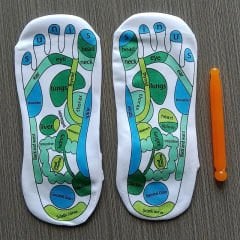 Refleksoloji Masaj Eldiven Ve Çorap, Akupunktur Noktası, Masaj Çubuğu İle İkili Set