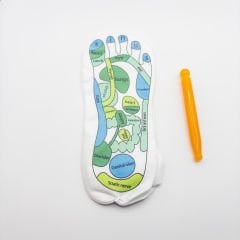 Akupunktur Çorap ve Eldiven Çeşitleri Refleksoloji Yeşil Çorap