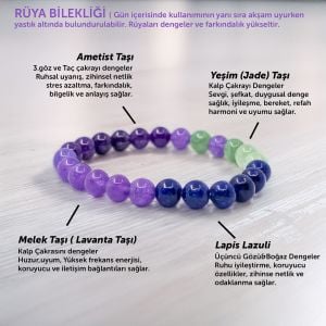 Yoga Nidra Rüya Bilekliği / Tanuh Tasarım Bileklği