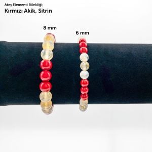 Ateş Elementi Bilekliği – Tanuh Tasarım Güç Bilekliği