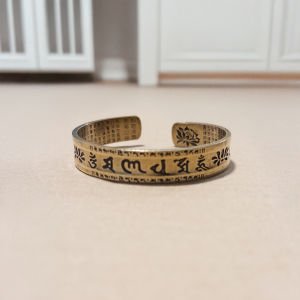 Bakır Bilezik – Dönüşüm ve Güçlenme (Farklı Renk Çeşitleri) Altın Renk Siyah Yazı