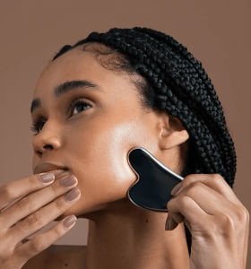 Rahatlatıcı ve Cilt Canlandırıcı Metal Guasha Masaj Aleti