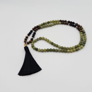 Toprakla Uyum  Yeşim Taşı, Kaplan Gözü ve Oniks Kolye