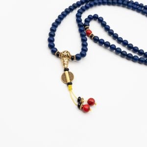 Tanrısal Bilgelik Lapis Lazuli, Kırmızı Akik Kolye