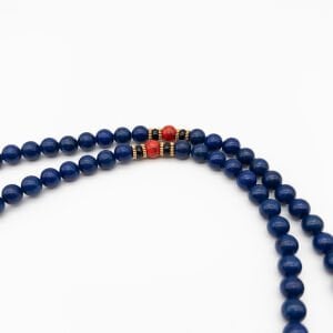 Tanrısal Bilgelik Lapis Lazuli, Kırmızı Akik Kolye
