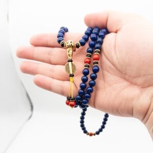 Tanrısal Bilgelik Lapis Lazuli, Kırmızı Akik Kolye