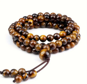 108 Taşlı Kaplan Gözü Bileklik Kolye  ÖZEL